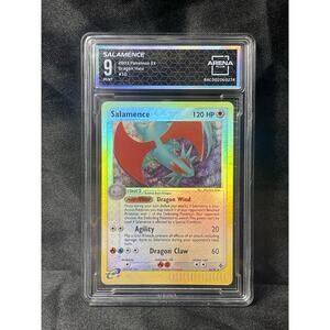 2003 Salamence Reverse Holo #10 Pokémon EX Dragon ArenaClub Graded MINT 9